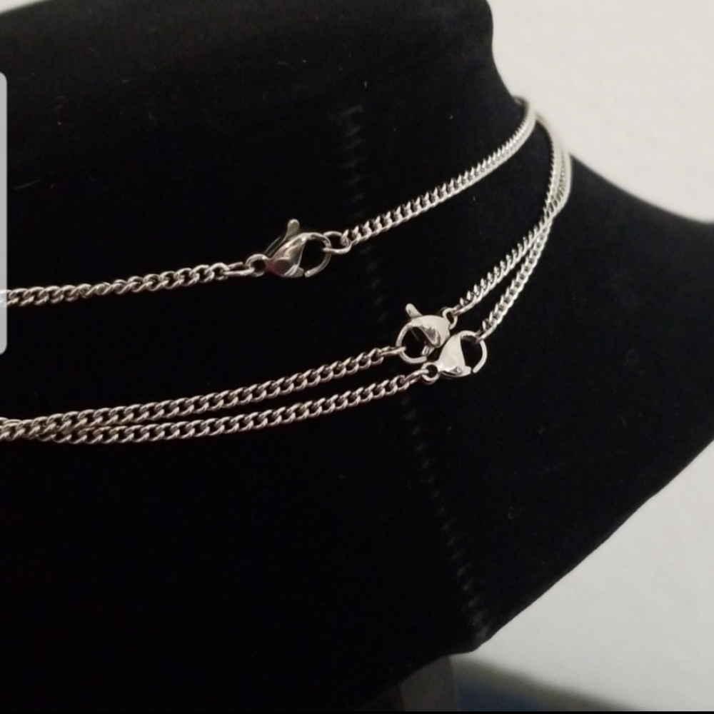 🔵🆕️ Blue stone Necklace - Picture 3 of 3